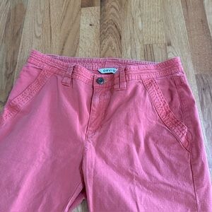 ORVIS Women's Straight Leg Outdoor Roll Tab Pants Size 8 Dusty Burnt Orange